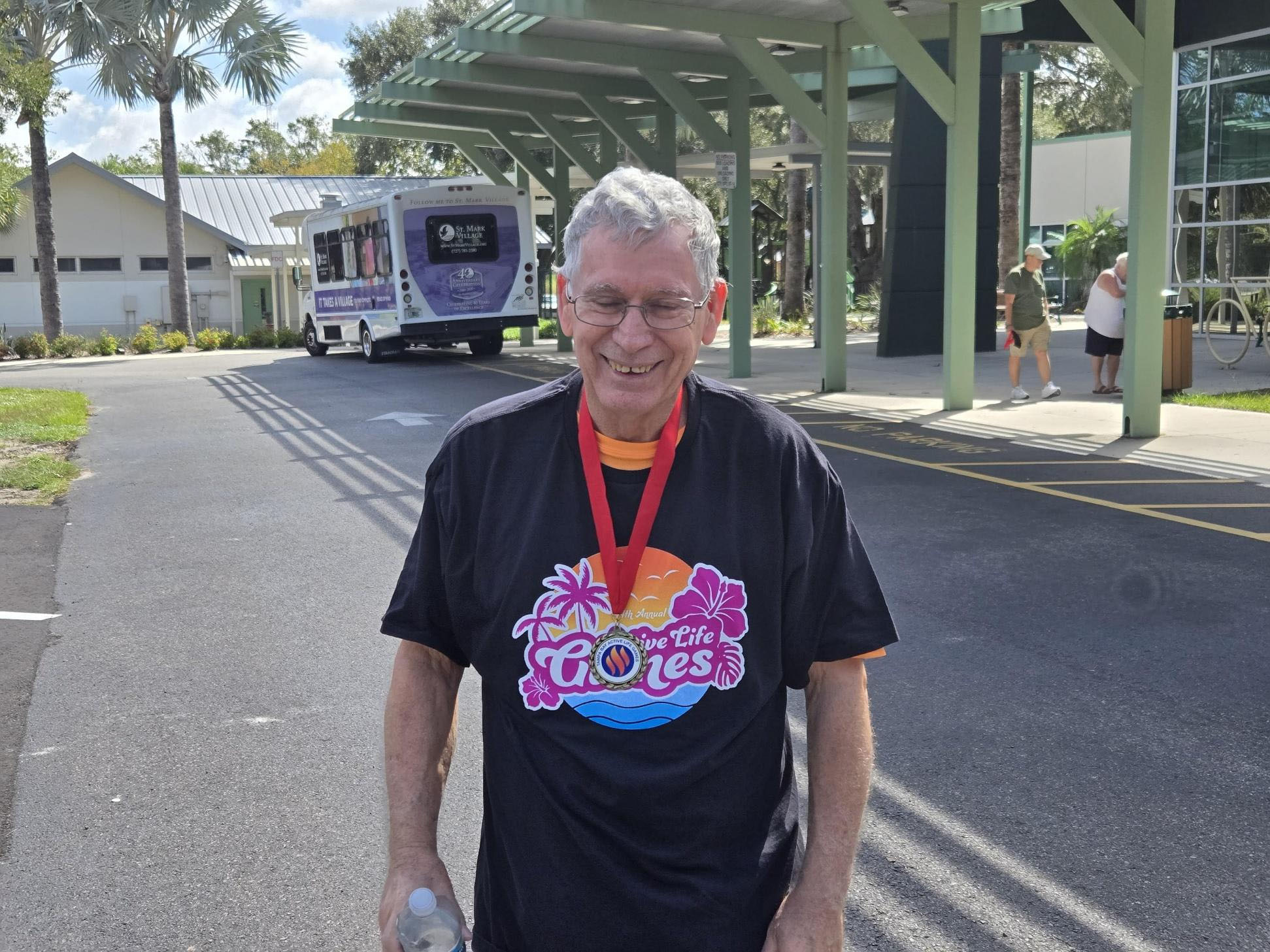 Dave Harris wins the Hillsborough County Senior Games Dave Harris